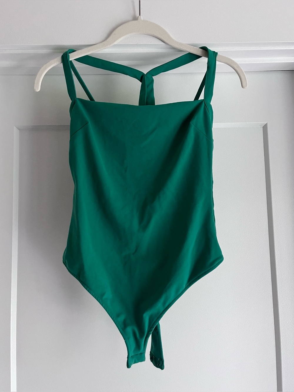 Free People intimately emerald green bodysuit XS